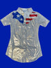 Girls Patriot Pearl Snap Jackpot Rodeo Shirt by Neon Spur