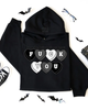 Fuck you candy hearts hoodie by Madness & Mayhem LLC