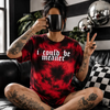 I could be meaner embroidered tie dye T-shirt by Madness & Mayhem LLC