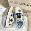 Contrast Star Round Toe Athletic Sneakers – Pastel Flat Shoes by FitiqueFit