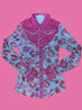 Girls Smooch & Spur Western Pearl Snap Rodeo Shirt by Neon Spur