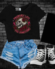 Probably late Cropped Tee by Madness & Mayhem LLC