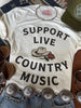 Live Country Music Graphic Tee by Wild Junkie