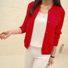 Vintage Style Short Design Thin Cardigan Women's Cutout Sunscreen Air Conditioning Shirt Sweater Knitted Outerwear Small Cape by Stevvex