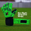 ONEKEEPER VECTOR Evolution Green Kids & Junior Goalkeepers | Removable Finger Saves | Spines Sold Separately