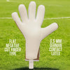 ONEKEEPER Viper Gold and White - Strap or Strapless Negative Cut  Pro-Level Goalkeeper Gloves for Kids, Youth and Adults