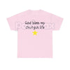 "God Bless My Chungus Life" Funny T-Shirt - Ironic Big Chungus Meme Tee, Sarcastic Religious Parody Shirt, Wholesome Internet Culture Apparel