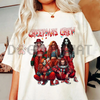 Merry Creepmas T-Shirt – Chibi Christmas & Halloween Movie Characters Tee, Unisex Holiday Cotton Top by Dog Mom Hat