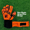 ONEKEEPER VECTOR Evolution Fluorescent Orange Kids & Junior Goalkeepers | Removable Finger Saves | Spines Sold Separately