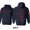 USMC Semper Fi Tactical Pullover Hoodie by Dog Mom Hat
