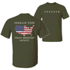 Charlie Kirk Freedom & Patriotism Graphic T-Shirt – 2-Sided Design by Dog Mom Hat