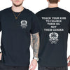 Teach Your Kids To Change Their Oil Not Their Gender T-Shirt – Bold Statement Graphic Tee, Unisex Cotton Casual Shirt