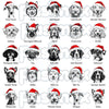 Ash Grey "Santa Paws" Dog Christmas Crewneck – Cozy Pet Lover Holiday Sweatshirt