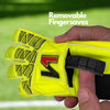 ONEKEEPER VECTOR Junior Fluorescent Yellow Kids & Junior Goalkeepers | Removable Finger Saves | Spines Sold Separately