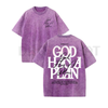 Double Sided Retro Washed 'God Has A Plan' Tee by Dog Mom Hat