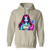 Spooky Mama Horror Characters Hoodie by Dog Mom Hat