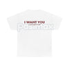 "I Want You I Just Can't Flirt" Funny Quote – Sarcastic Humor Hoodie, Sweatshirt & T-Shirt