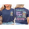 "Iced Coffee" Self-Care T-Shirt - Comfortable Tee for Mental Health, Everyday Graphic Apparel
