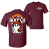 Boosch Light Halloween Tee - Spooky Ghost & Pumpkin 2-Sided Shirt, Funny Beer Parody