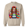 "Spooky Mama" Halloween Sweatshirt - Cool Mama Crewneck & Gift for Mom by Dog Mom Hat