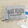 "Make Heaven Crowded" Embroidered Sweatshirt by Dog Mom Hat