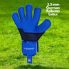 ONEKEEPER VECTOR Junior All Blue Kids & Junior Goalkeepers | Removable Finger Saves | Spines Sold Separately