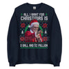 Baby Billy Freeman 'Running in the Halls' Christmas Sweatshirt | Righteous Gemstones Musical Moments Jumper | Ironic Holiday Fan Gear