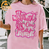 "In October We Wear Pink" Horror T-Shirt - Halloween Breast Cancer Awareness Tee, Cancer Survivor Support Squad Shirt