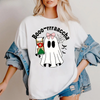 Cute Ghost "Boo" Halloween Shirt - "Drinking Mexican" Spooky Season Tee by Dog Mom Hat