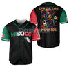 Mexico Día de los Muertos Baseball Jersey – Day of the Dead Skeleton Guitar Shirt, Festival Jersey Top