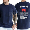 "Elephant Pox" Funny Political T-Shirt – Sarcastic Democracy Graphic Tee, Premium 100% Cotton Liberal Humor Top, Soft Lived-In Heavyweight Election Year Satire Shirt, Made in USA