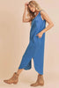 New Summer Stylish Round Neck Midi Tank Dress with Pockets For Women Comfortable for Casual & Everyday Wear by Stevvex