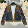 Women’s Retro Bohemian Print Cardigan – Long Sleeve Loose Coat by FitiqueFit