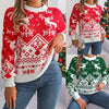 Casual Deer Pattern Long-Sleeve Hoodie Sweater for Women by FitiqueFit