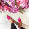 Women's Suede Pointed Toe Tassel Flats – Shallow Mouth Low Heel Casual Shoes by FitiqueFit