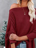 Waffle Knit Boat Neck T-Shirt by Simply Love