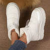 Women’s Fleece-Lined Short Boots – Warm Cotton Lined Winter Ankle Boots by FitiqueFit