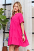 Tiered Notched Short Sleeve Dress For Summer – Versatile, Chic, Comfortable, Stylish, Must-Have for Every Occasion by Stevvex