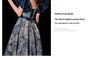 Light Luxury Minority Princess Court Oil Painting Style Tube Top Blue Evening Dress