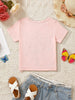 Children's Butterfly Tree Graphic Casual T-Shirt by Simply Love
