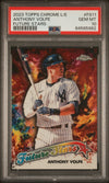 Graded 2023 Topps Chrome Logofractor Edition Anthony Volpe #FS11 Future Stars Rookie RC Baseball Card PSA 10 Gem Mint