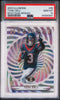 Graded 2023 Panini Illusions Tank Dell #35 Mystique Mosiac Rookie RC Football Card PSA 10 Gem Mint
