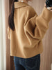 Female Hepburn Style Double-sided Wool Overcoat