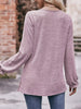 Ruffle Cuff Long Sleeve T-Shirt by Simply Love