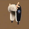 Women's Winter Plush Thickened Warm Deer Antler Hat by My Store