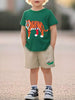 Children's Tiger Graphic Crew Neck T-Shirt by Simply Love