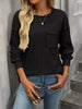 Casual Pocket Detail Long Sleeve T-Shirt by Simply Love