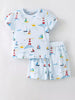 Children's Nautical Print T-Shirt and Shorts Set by Simply Love
