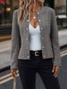 Women's Herringbone Double-Breasted Slim Jacket by FitiqueFit