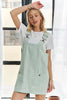 Adjustable Wide Strap Square Neck Overall Dress – Modern and Chic Square Neck Dress with Adjustable Straps and Trendy Overall Style by Stevvex